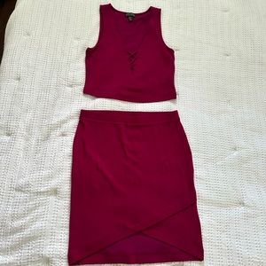 Forever 21 Two piece set aubergine Size 2X